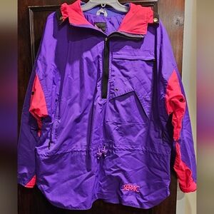Men's Vintage Serac Purple and Pink Ski Jacket